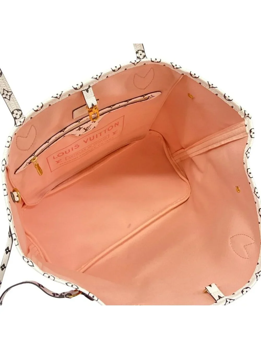 Louis Vuitton Tote Bag Giant Monogram Neverfull MM Rouge